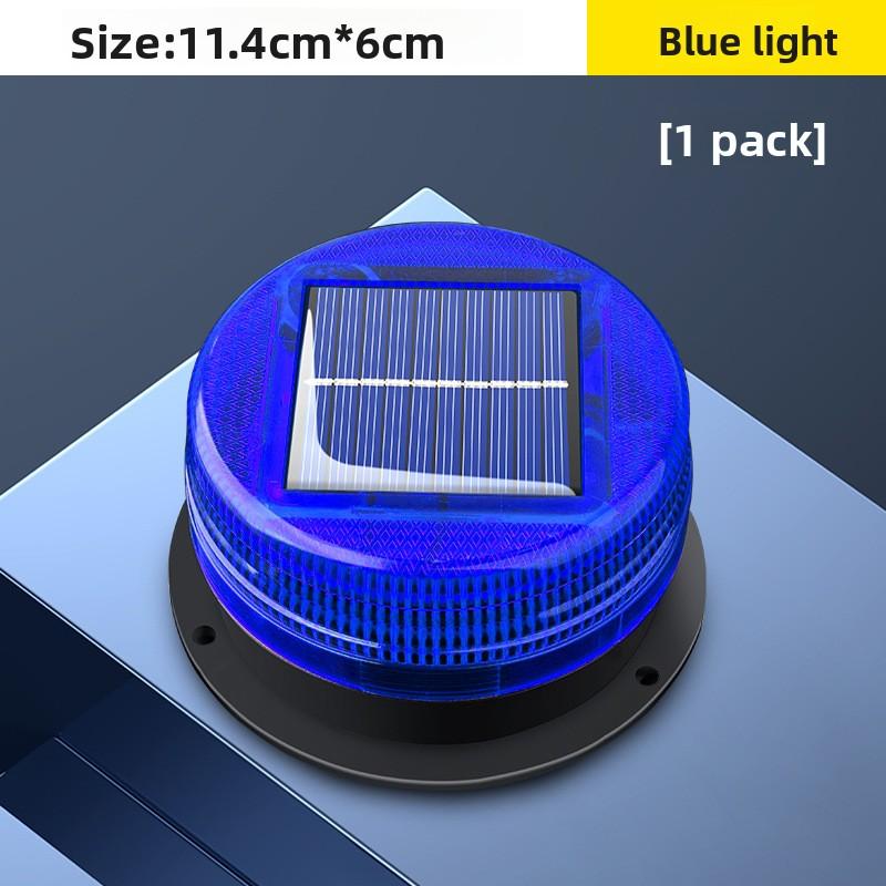 Solar LED Magnetic Warning Light Car Truck Vehicle Wireless Strobe Beacon Flashlight Emergency Signal Night Sensor Flashing