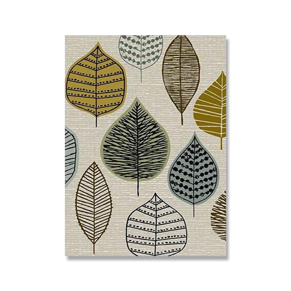 

Абстрактные красочные листья холст картина ретро зеленые растения плакат печать мода декор квадратная настенная картина для гостиной HD 21x30cm No Framed