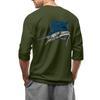 Men'S Round Neck Three-Quarters Sleeve Top Casual Fashion T-Shirt