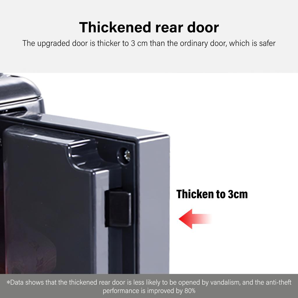 Electronic Piggy Bank ATM Password Money Box Fingerprint Automatic Deposit Safe Coins Storager Christmas/Birthday Gift For Kids