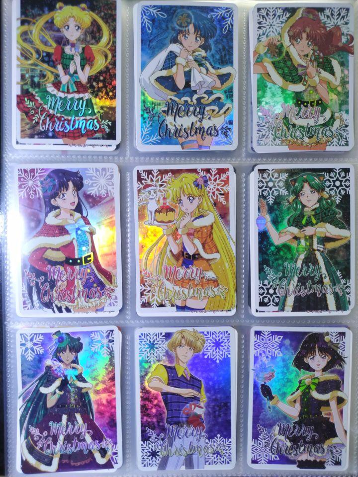 Diy 10pcs/set Sailor Moon Self Control Collect Signature Trading Flash Card Anime Cartoon Christmas Gift