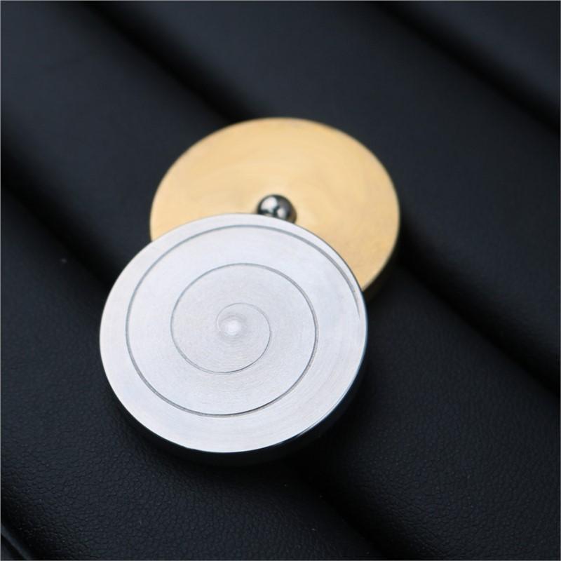 Desktop Coin Fingertip Gyro Transfer Good Luck Gyro Interest Stress Relief Toy Stainless Steel Gyro Adult Fingertip Toy For Kids