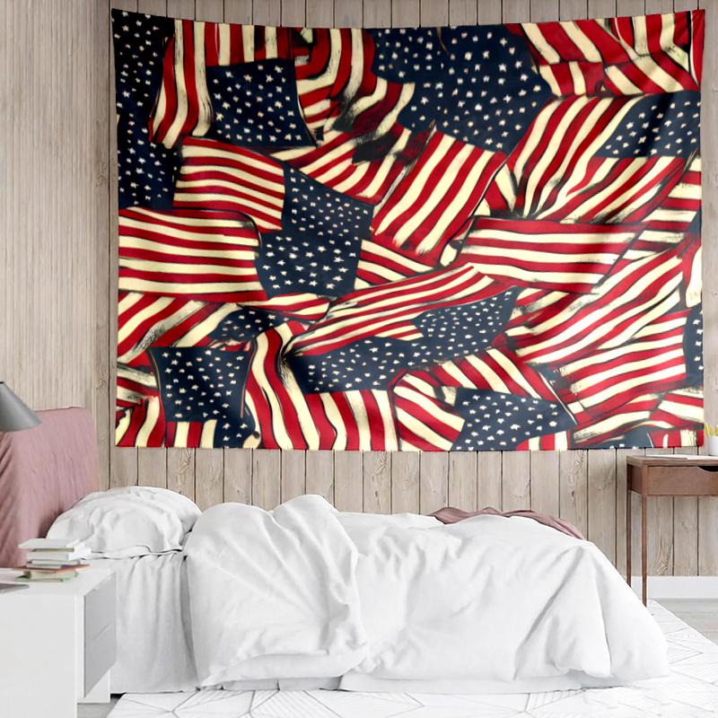 American Flag Wall Hanging Tapestry Wall Cloth Tapestries Decor Wall Bedroom Decoration
