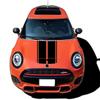 3 Stück Streifen Autoaufkleber für MINI Cooper R55 R56 R57 R58 R59 R60 R50 R52 R53 F55 Vinyl Haube Dach Kofferraum Dekoratives Zubehör