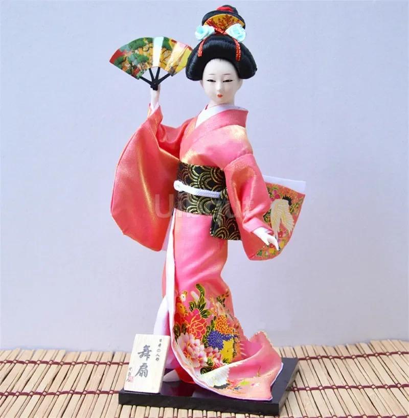 Geisha Japanese Kimono Doll Puppet Seafood Sushi Shop Restaurant Decorate Tool Cute Toy Embellishment Ornaments Gift Crafts 1-28