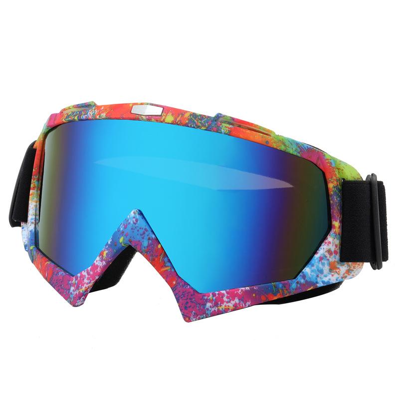 New Arrival High Elasticity TPU Ski Goggles with Built In Sponge Windproof UV Protective for Outdoor Adults