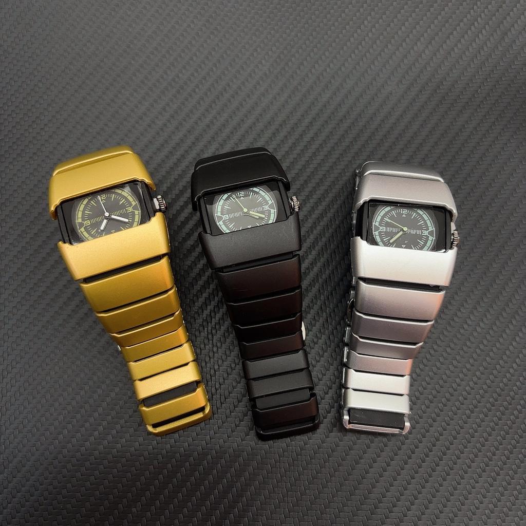 Millennium Retro Style × Black Technology Niche Design High Face Electronic Watch Unisex Outdoor Sports