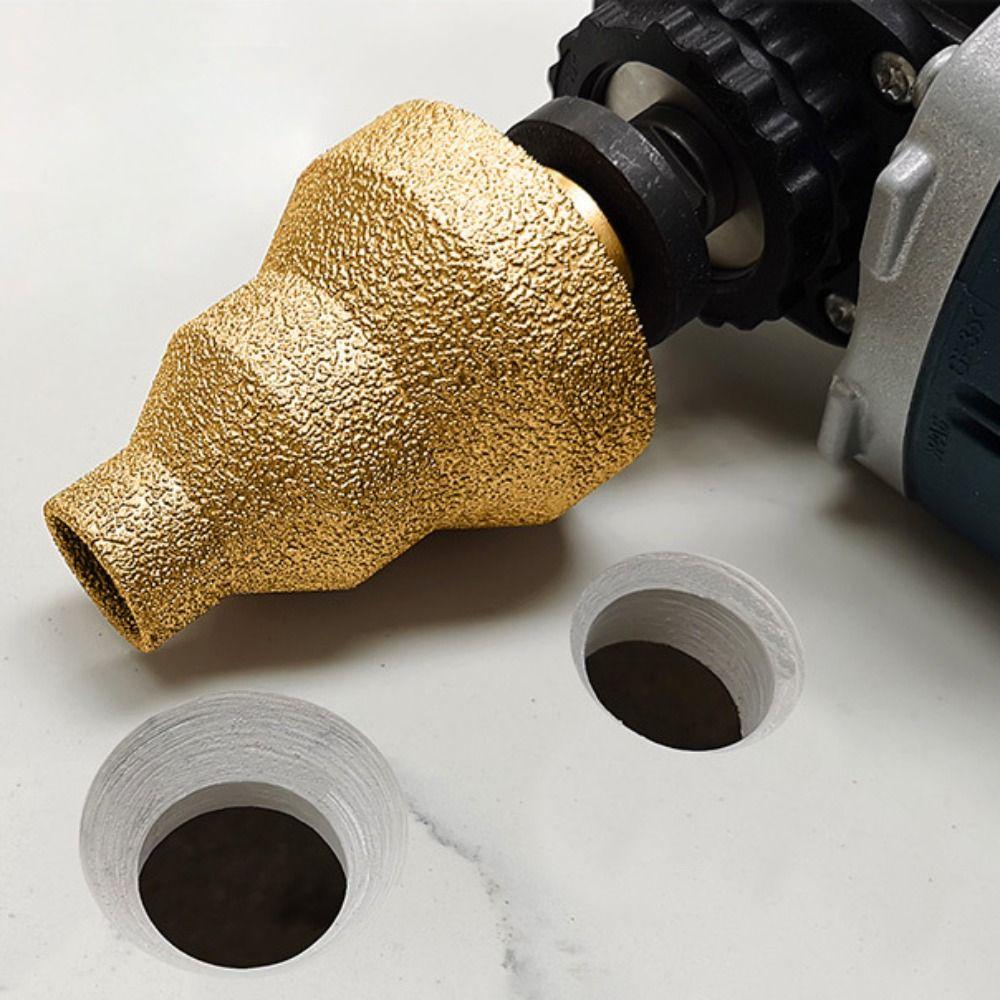 M10 Thread Ceramic Tile Hole Opener Grinding Head Hole Opener Bit Chamfering Grinding Drill Bit