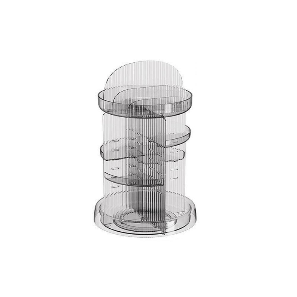 Space Saving Rotating Cosmetic Storage Rack Large Capacity Bathroom Storage Tray  Bedroom