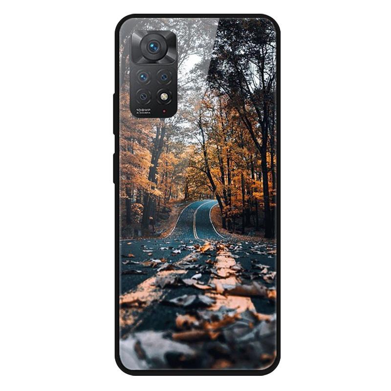 Fashion Glass Cover For Xiaomi Redmi Note 10 / Note 11 / Note 12 Case Tempered Glass Covers for Xiaomi Redmi Note 12 4G Case