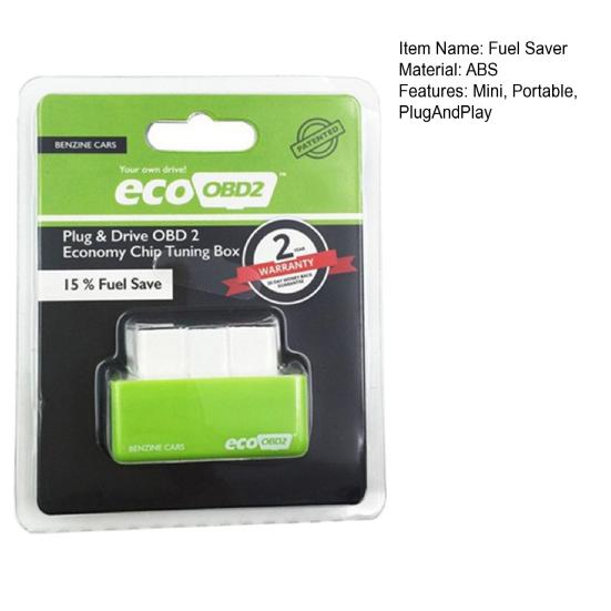 OBD2 ECOOBD2 Car Fuel Saver Plug And Play Car Eco Pro Benzine Chip Tuning Box Petrol Saving Device Self-Propelled Drives Long Travel Car Supplies