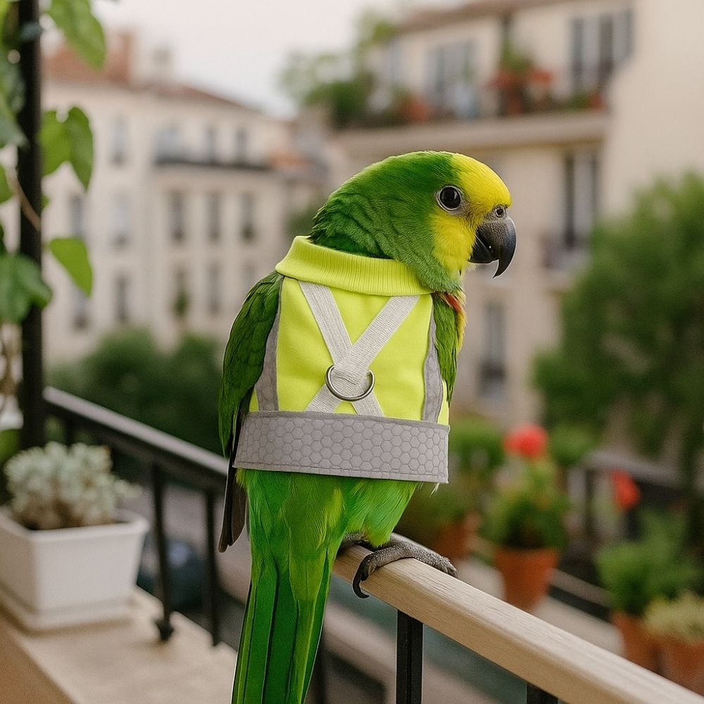 Sicherheits Papagei Fluggeschirr Verstellbares Vogelgeschirr Weste Flugtraining Seil Flugtraining