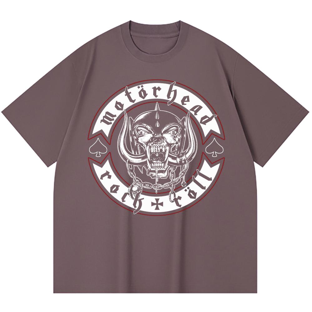 230 g/m² 100% Bavlna T-shirt Heavy Metal Rocková Kapela Tisk Populární Hudby Unisex Těžký Bavlněný T-shirt