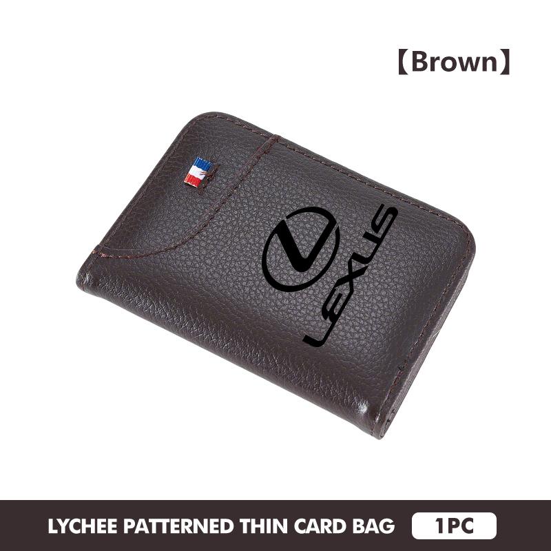 

For Lexus Car Wallet Driver s Licence Insurance Card Holder Multi Pocket Wallet RX350 IS250 CT200h ES250 ES300h NX300h IS200