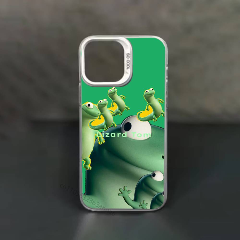 Tom Lizard Phone Case for iPhone 17 11 12 Pro Max Plus Mini Air SE  16e 14 15 16 13 Soft Shell
