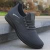 Universal Fit Mens Breathable Fabric Slip-On Sneakers