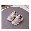 Children's sports shoes boys' shoes spring new medium and small children's mesh casual shoes running shoes girls' dad shoes