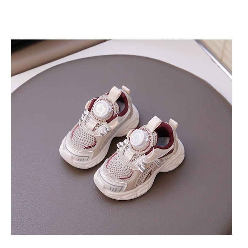 Children's sports shoes boys' shoes spring new medium and small children's mesh casual shoes running shoes girls' dad shoes