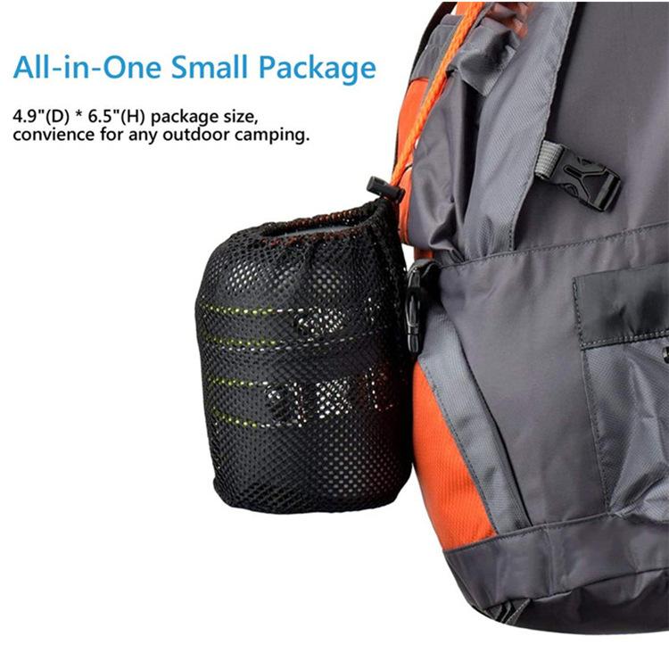 Camping Cookware Set - Portable Outdoor Cooking Utensils, Backpacker's Nesting Pots, Essential Outdoor Gear for Camping
