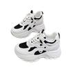 Korean version of the little dad shoes with heightened thick soles 2025 new mesh breathable summer casual sports shoes