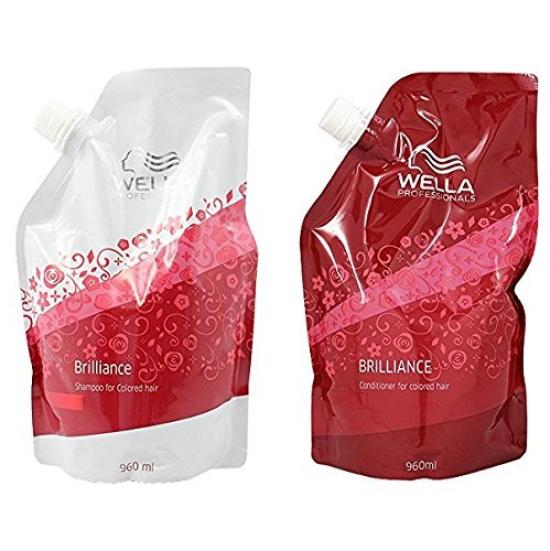 

WELLA Brilliance Shampoo N 960 мл Сменный блок Brilliance Conditioner N 960 мл Сменный блок [Набор] &