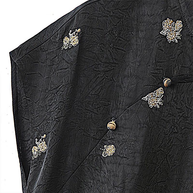 Women's Chinese Style Embroidered Sleeveless Blouse