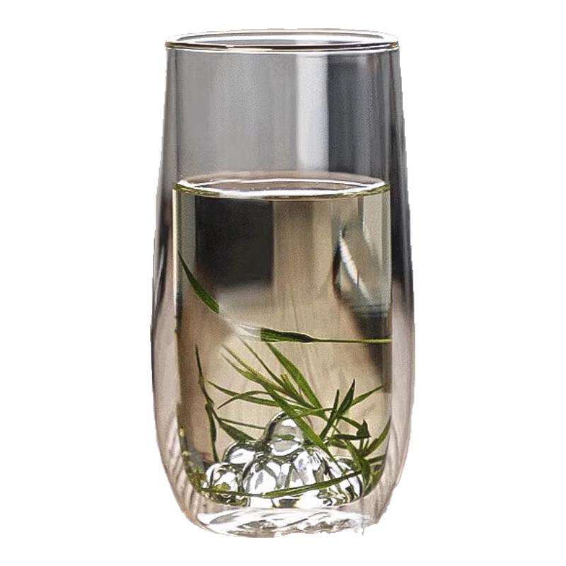 Shu Shi Double-Layer Anti-Scald Borosilicate Glass Tea Cup with Infuser
