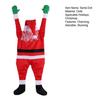 Vánoční závěsná dekorace Santa Clause Velký lezoucí Santa Claus Vánoční závěsná ozdoba pro venkovní okap, okno, zeď, balkonová dekorace
