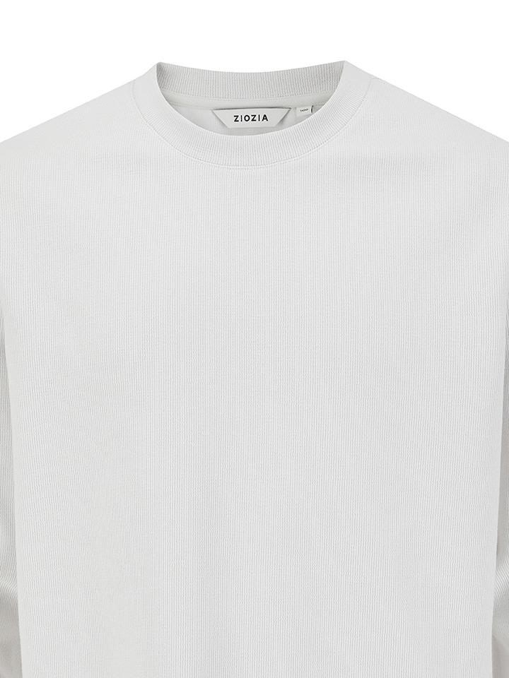 ZIOZIA Men'S) Textured Round Long Sleeve Tee_Abf2Tr1002Iv