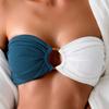 European & American Cross-Border Fashion Lace-Up Backless Patchwork Lingerie Bikini