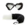 Ass Butt Tail Buttplug Fox Pigtail Anal Plug and Ears Erotic Products BDSM Cat Ears Sex Game Toys for Couple Adults Women Men