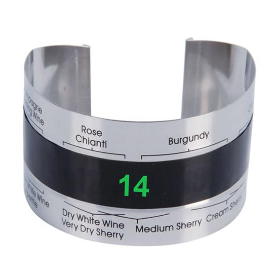 Bracelet Thermometer Grape Red Wine Temperature Sensor for Beer Home Brewing