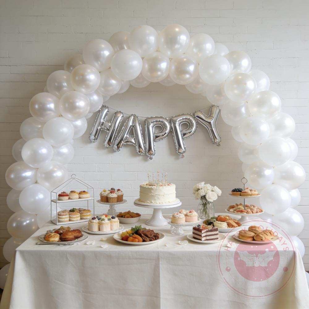 Milk White Pearl Balloon 5/10/12/18inch Latex Ballon Wedding Happy Birthday Decoration Party Supplies Baby Shower Globos Gift