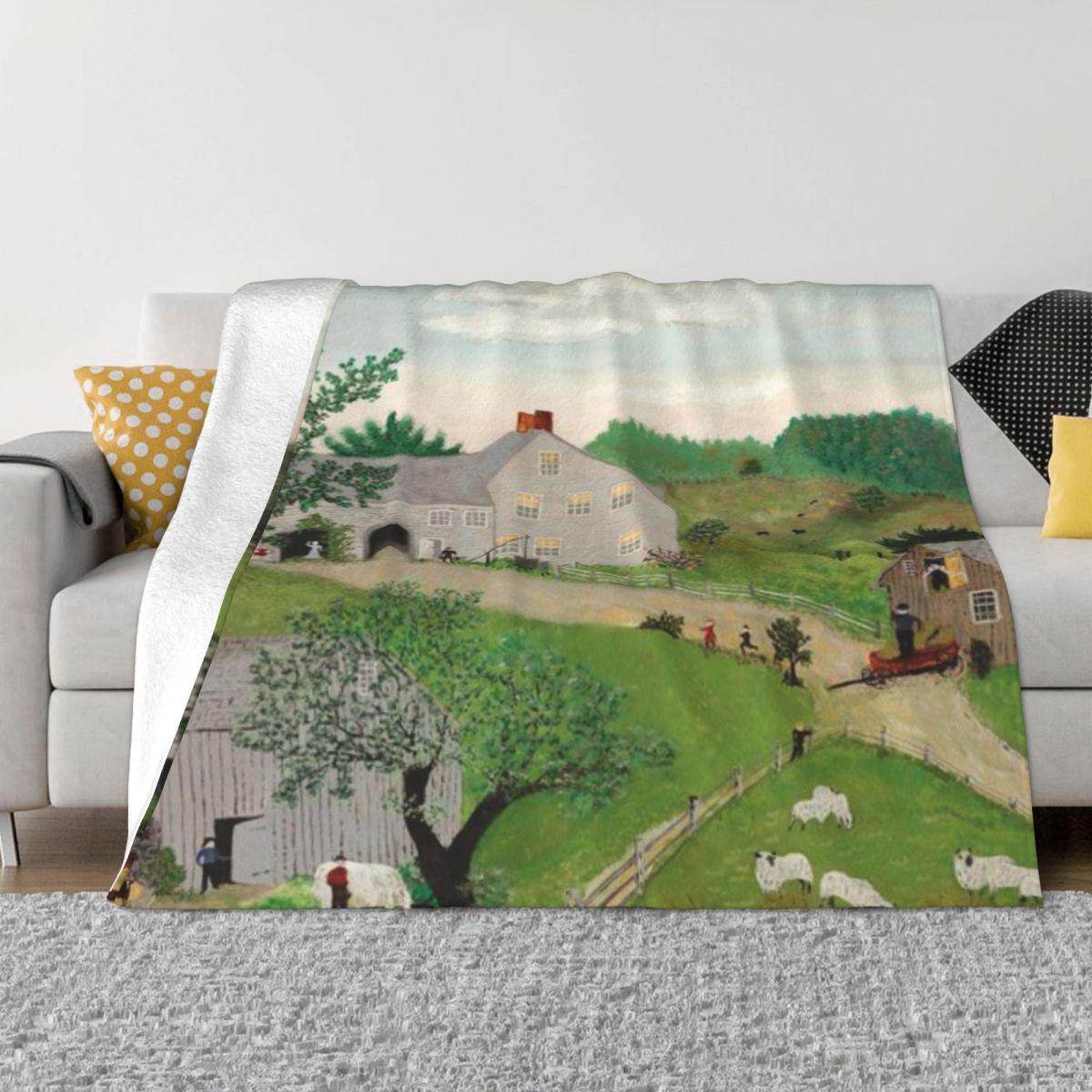 Grandma Moses Personalized Gift An Ultra-Soft Micro Fleece Blanket 30x40in