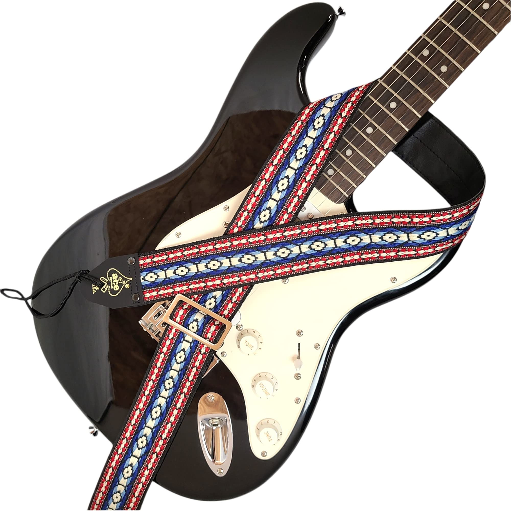 

Bohemian Blue ACE STRAP Reissue Model Guitar Strap D Andrea ACE-11