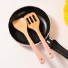 Cooking Spatula Mini Wooden Spatula Solid Wood Children Kitchenware Gift Wooden Spoon  Kid