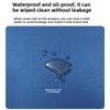 PU Leather Table Mat Imitation Cowhide Pattern Flatware Place Pad Modern Placemats  Home Decor