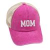 Adjustable DAD MOM Baseball Hats Hip-hop Sunscreen Mesh Hats Washed Distressed Faded Cap  Man Women