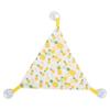 2pcs Reptile Hammock Soft Triangular Yellow Fruit Reptile Hanging Bed for Lizards Hamsters Bearded Dragons30x30x30cm