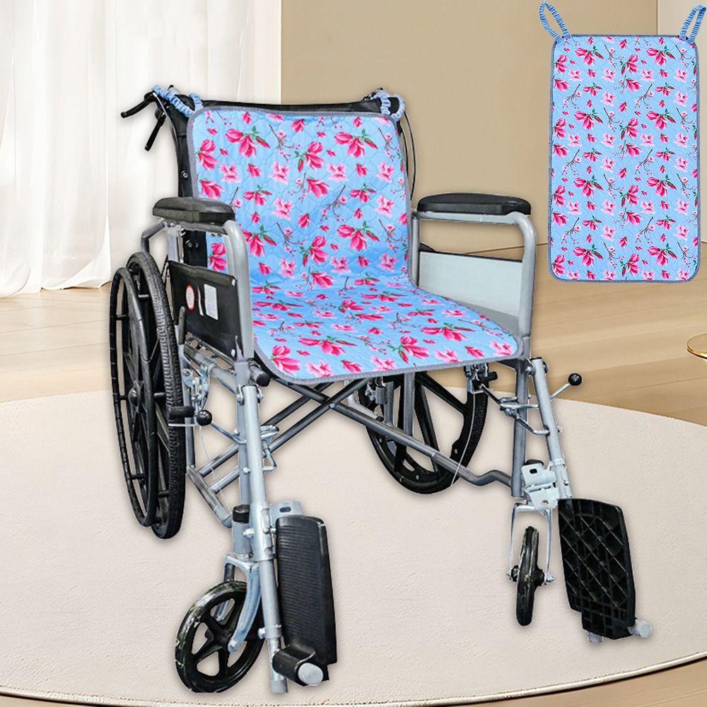 Water Absorbent Wheelchair Incontinence Pad Anti-Slip Seat Cover for Seniors