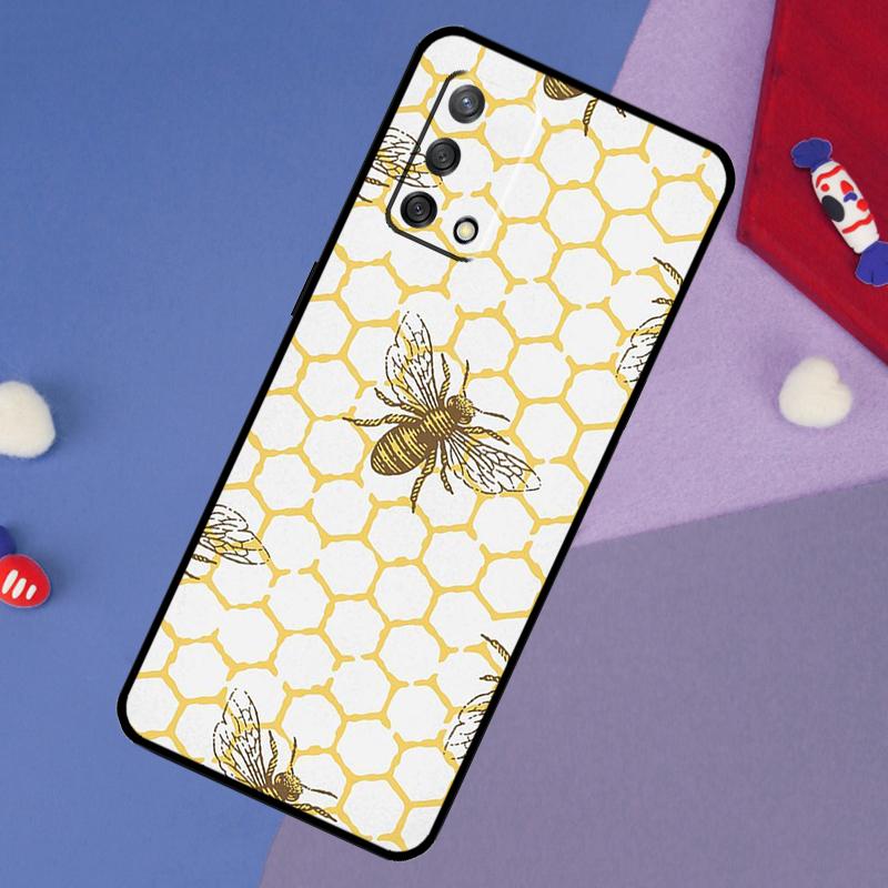 Bee Honey Case For Oppo A5 Pro A6 A57 A17 A78 A54 A74 A94 A76 A16 A96 A18 A40 A60 A80 A38 A58 A98 A15