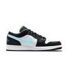 Jordan Air Jordan 1 Tiffany AJ Abrasion Resistant Low top Vintage Basketball Shoes Unisex Black Green 553558-040(Team855-)
