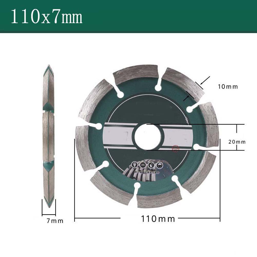 1pc 90/110/125mm V Shape Thickened Saw Blades Tool For Concrete Stone Cutting Disc Angle Grinder Accessories