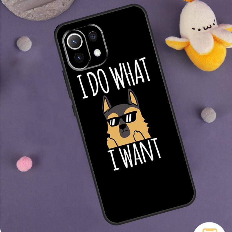 

German Shepherd Dog Cartoon Case For Xiaomi 15 Ultra 14 13T 14T 15T 17 Pro Max POCO F8 Ultra F5 F6 F7 X5 X6 X7 Pro Cover POCO F8 Ultra