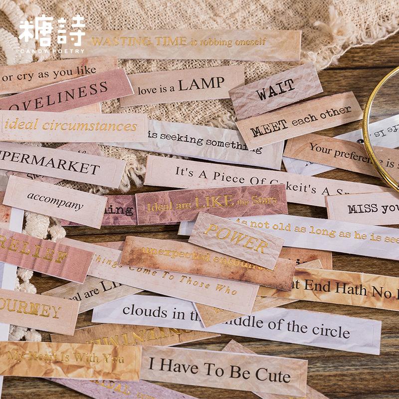 4pcs/1lot Kawaii Stationery Stickers Between the Lines Diary Planner Junk Journal Decorative Scrapbooking DIY Craft Stickers