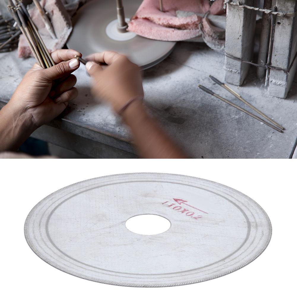 10pcs Thin Saw Cutting Blade Disc Cutter for Glass (110*20*0.2mm)