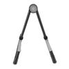 Guitar Folding Floor Stand Soft Silicone Pad Non Slip Portable A Shape Acoustic Guitar Stand for Home Black and Gray