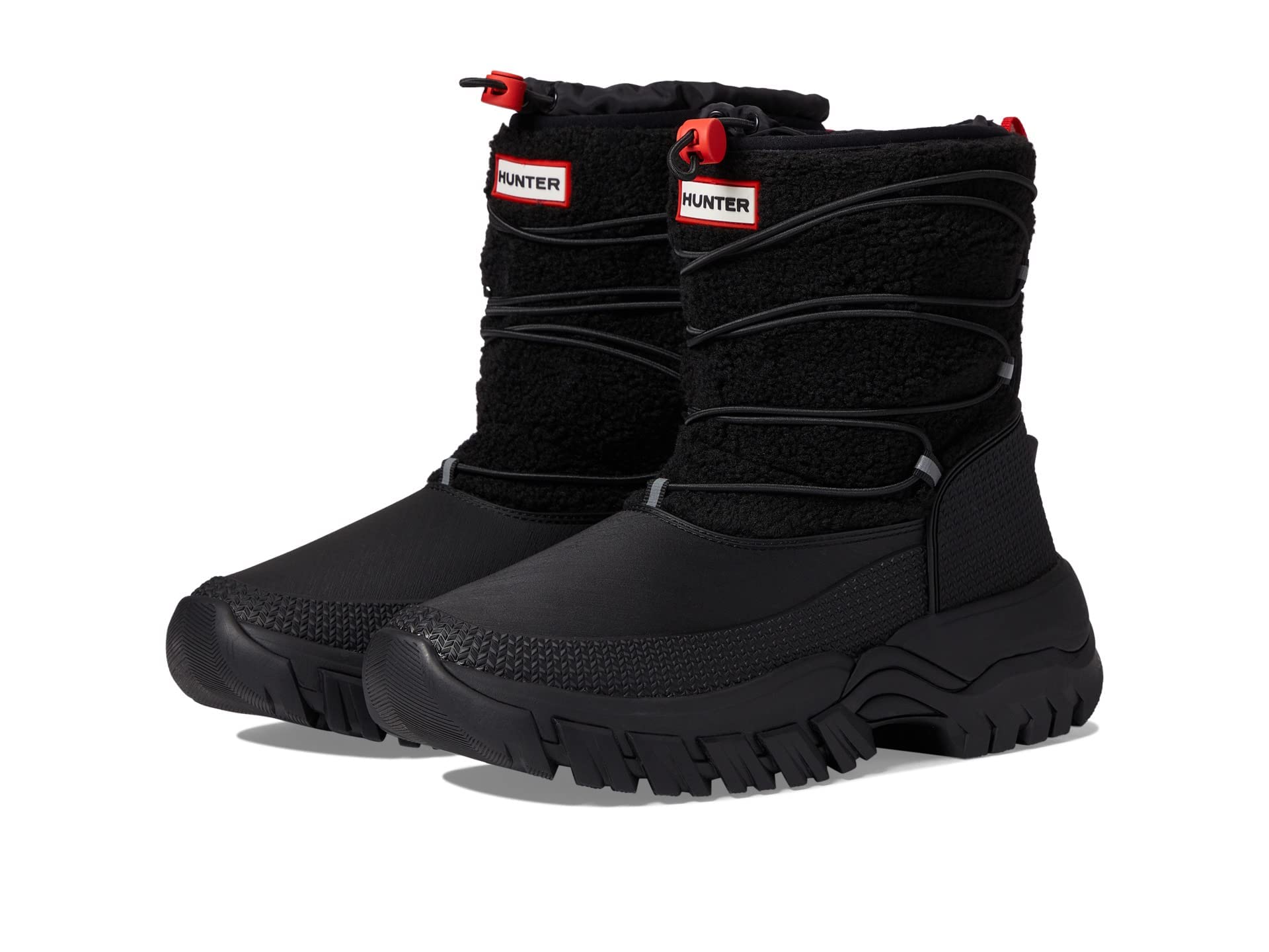 

Hunter Wanderer Веганские Утепленные Короткие Снегоступы из Овчины Женские чёрный