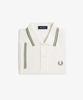 FRED PERRY [M3600] Twin Tip Fred Perry Shirt - Light Ecru/Olive Mint Afpm2513600-Y54