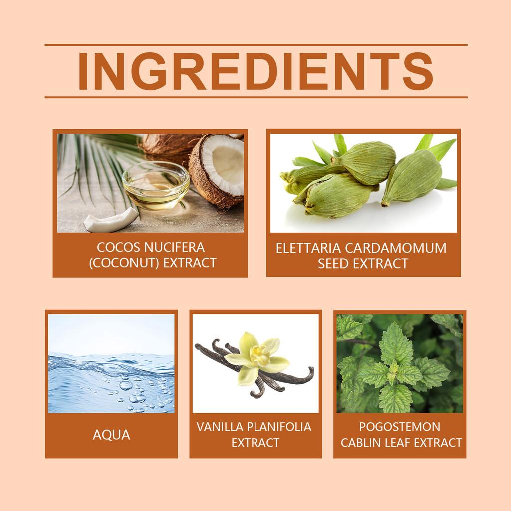 Fresh And Elegant Coconut Fragrance Spray For Women Long Lasting Aromatic Charm 50ml